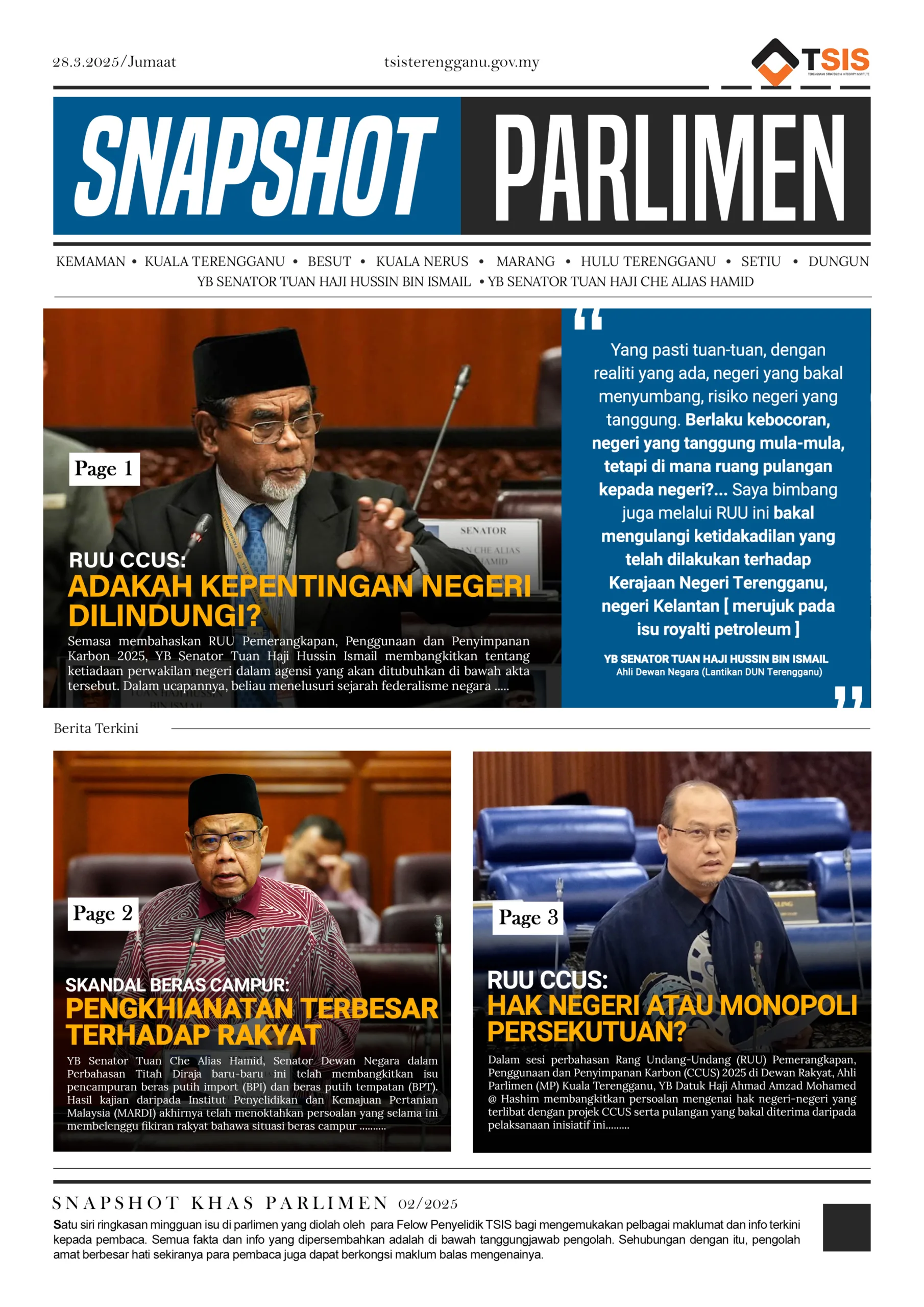 You are currently viewing SNAPSHOT PARLIMEN EDISI 2/2025