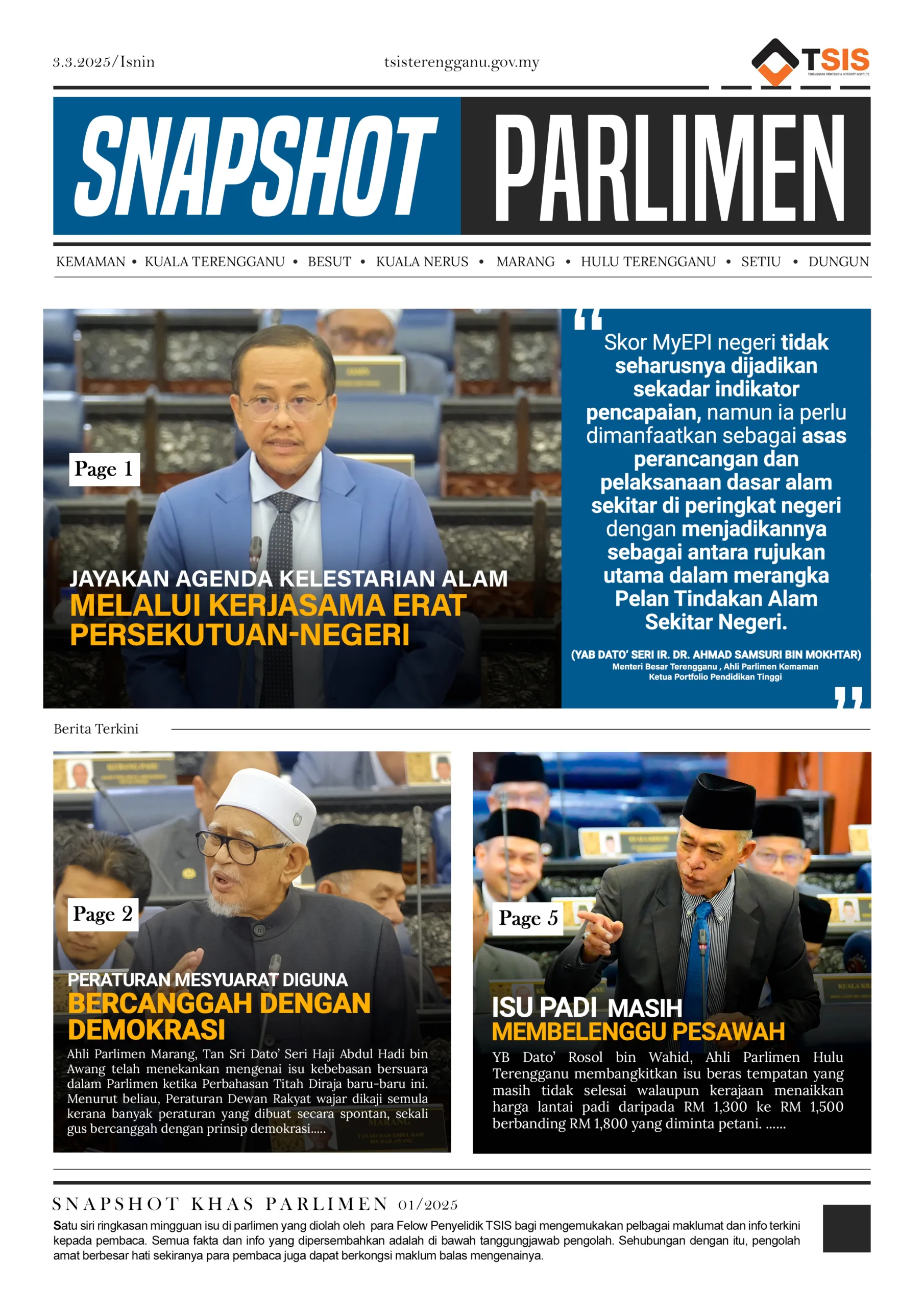 You are currently viewing SNAPSHOT PARLIMEN EDISI 1/2025